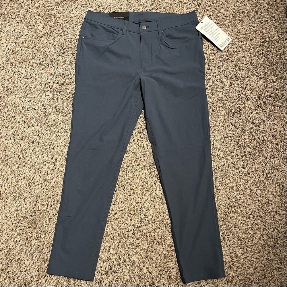 Lululemon ABC Pant Slim, 32”W by 30”L, Iron Blue